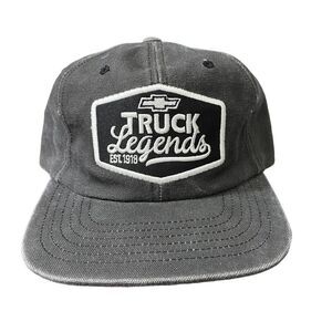 Chevy‎ Truck Legends Hat Adjustable Strapback Distressed Grey